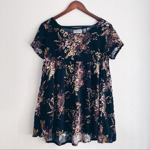 American Apparel Floral Babydoll Dress